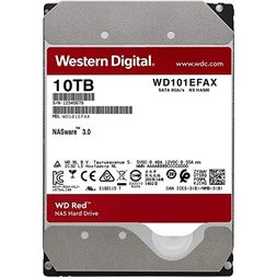 Western Digital 3,5" 10000GB belső SATAIII 7200RPM 256MB PLUS RED WD101EFAX winchester 3 év