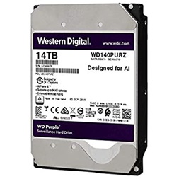 Western Digital 3,5" 14000GB belső SATAIII 7200RPM 512MB PURPLE WD140PURZ winchester 3 év