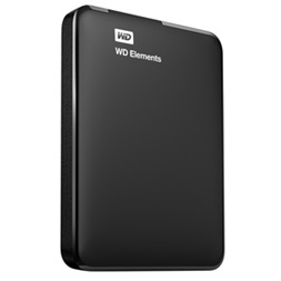 Western Digital Elements Portable WDBUZG0010BBK 2,5" 1TB USB3.0 fekete külső winchester