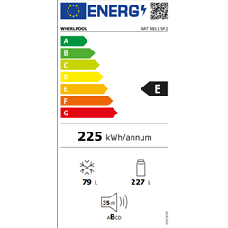 Whirlpool ART 9811 SF2 beépíthető hűtőszekrény