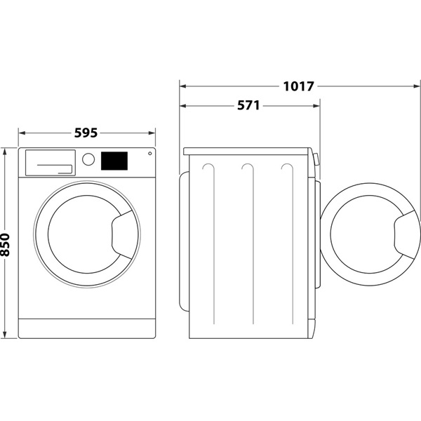 Whirlpool FFL 6238W EE 6 kg elöltöltős mosógép