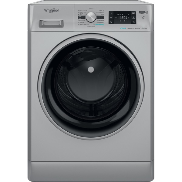 Whirlpool FFWDB 964369 SBSV EE ezüst elöltöltős mosó-szárítógép