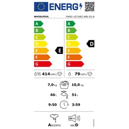 Whirlpool FWDD 1071682 WBV EU N mosó-szárítógép