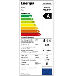 Whirlpool FWDG 861483 WBV EE mosó-szárítógép