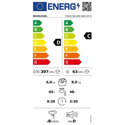 Whirlpool FWDG 861483 WBV EE mosó-szárítógép