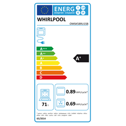 Whirlpool OMSK58RU1SB fekete beépíthető sütő