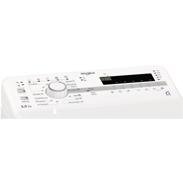 Whirlpool TDLR 55120S EU/N felültöltős mosógép