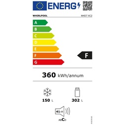 Whirlpool W4D7 XC2 négyajtós kombinált inox hűtőszekrény