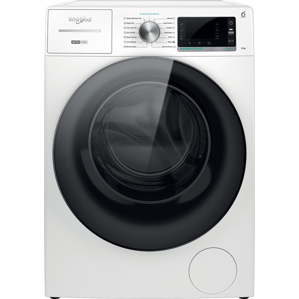 Whirlpool W7X W845WB EE 8 kg elöltöltős mosógép