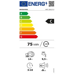 Whirlpool WFC 3C42PX mosogatógép