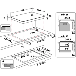 Whirlpool WF S1577 CPNE indukciós főzőlap