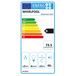 Whirlpool WHCN 64 F LM X beépíthető páraelszívó