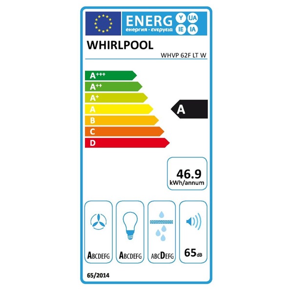 Whirlpool WHVP 62F LT W fehér páraelszívó