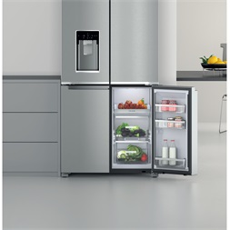 Whirlpool WQ9I MO1L inox Side-by-Side hűtőszekrény