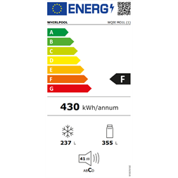 Whirlpool WQ9I MO1L inox Side-by-Side hűtőszekrény