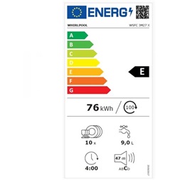 Whirlpool WSFC 3M27 X mosogatógép