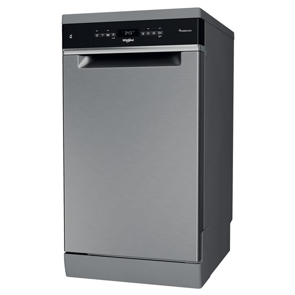 Whirlpool WSFO 3O34 PF X keskeny 10 terítékes inox mosogatógép