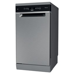 Whirlpool WSFO 3O34 PF X keskeny 10 terítékes inox mosogatógép