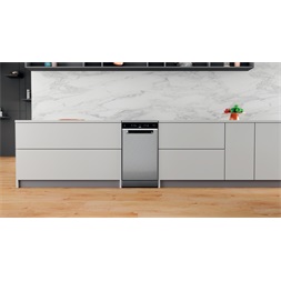 Whirlpool WSFO 3O34 PF X keskeny 10 terítékes inox mosogatógép