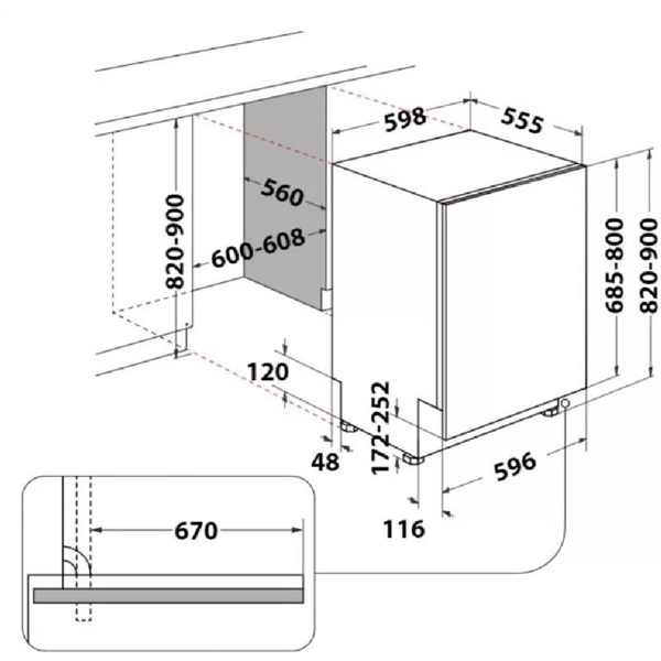 Whirlpool WIS 1150 PEL mosogatógép