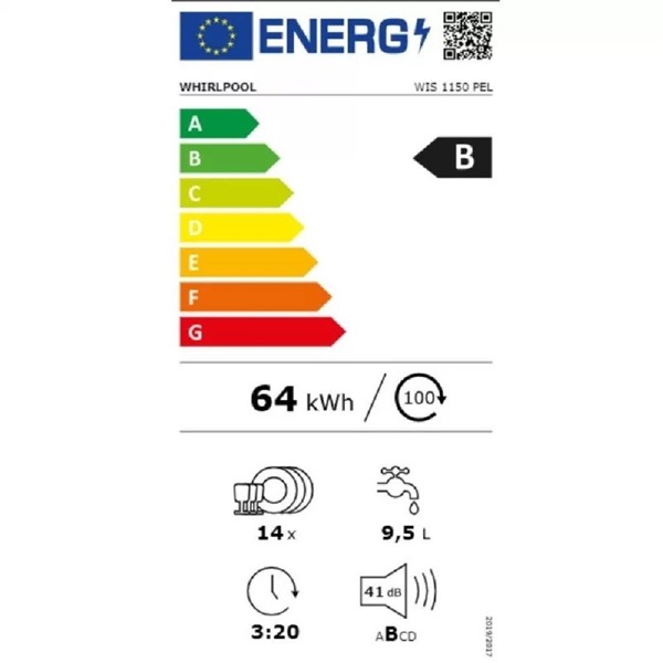 Whirlpool WIS 1150 PEL mosogatógép