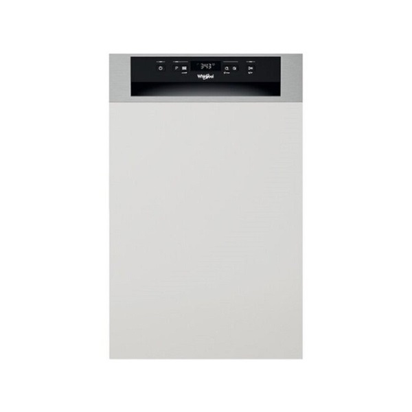 Whirlpool WSBC 3M27 X beépíthető keskeny 10 terítékes inox mosogatógép