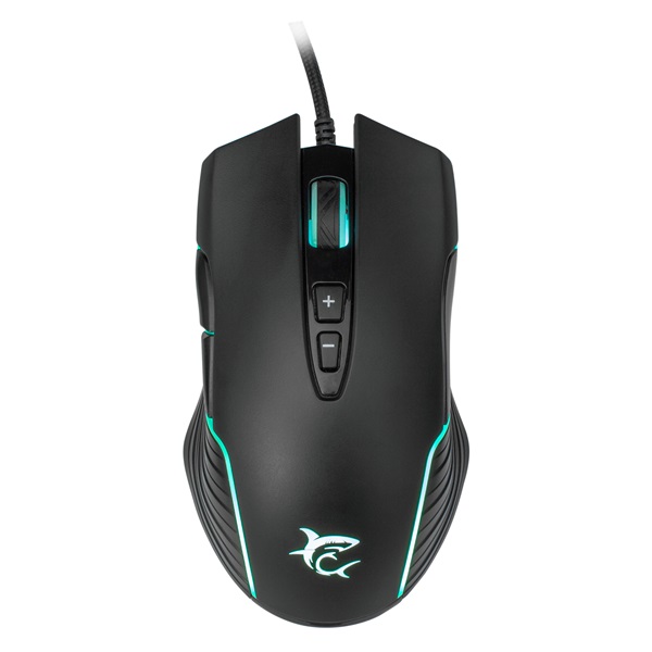 White Shark AZARAH GM-5003 6400dpi fekete gamer egér