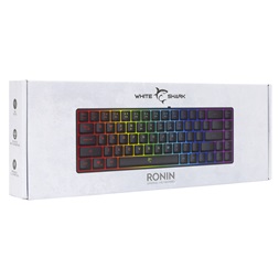 White Shark GK-2201B-HU RONIN-B fekete gamer billentyűzet