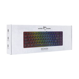 White Shark GK-2201B-US RONIN-B fekete membrán gamer billentyűzet