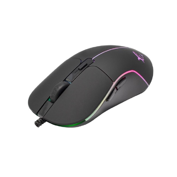 White Shark WARLOCK GM-5010 7D 6400 dpi RGB fekete gamer egér