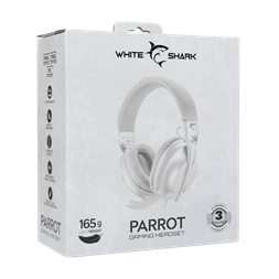 White Shark WS GH-2440W/G PARROT-W/G fehér-szürke gamer headset