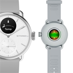 Withings HWA10-model 2 ScanWatch 2 38mm fehér okosóra