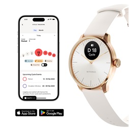 Withings HWA11-model 1 ScanWatch Light 37mm rózsaarany sand okosóra
