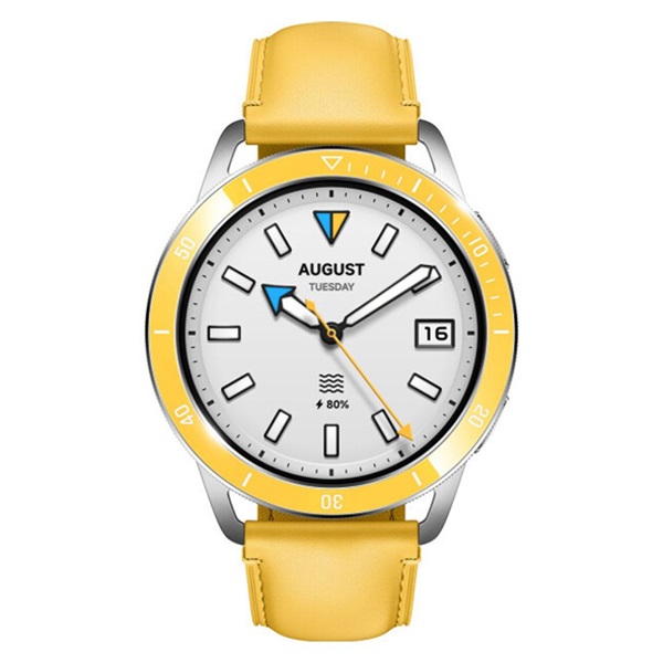 Xiaomi BHR8314GL Watch Bezel Chrome Yellow lünetta