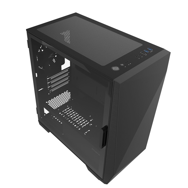 ZALMAN Z1 ICEBERG BK fekete (táp nélküli) ablakos mATX ház