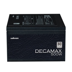 Zalman Decamax 500W 80+ ventillátorral dobozos tápegység