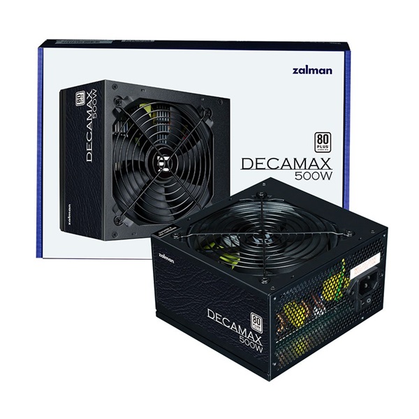 Zalman Decamax 500W 80+ ventillátorral dobozos tápegység