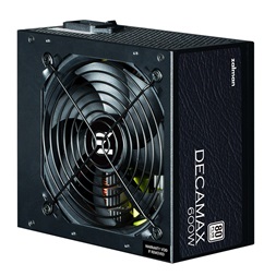 Zalman Decamax 600W 80+ ventillátorral dobozos tápegység