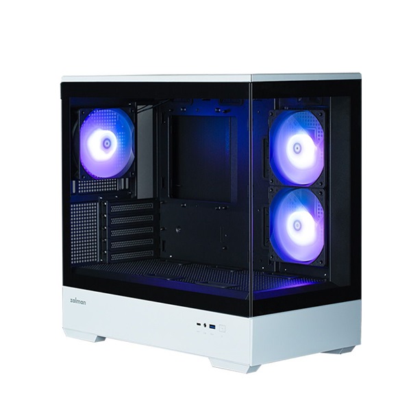 Zalman P30 BW fekete-fehér (táp nélküli) ablakos mATX ház