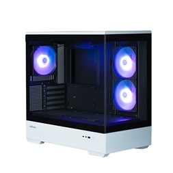 Zalman P30 BW fekete-fehér (táp nélküli) ablakos mATX ház