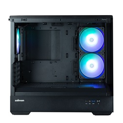 Zalman P30 fekete (táp nélküli) ablakos mATX ház