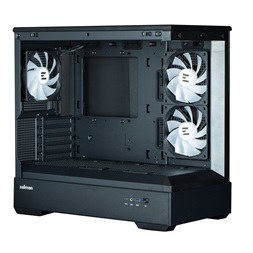 Zalman P30 fekete (táp nélküli) ablakos mATX ház