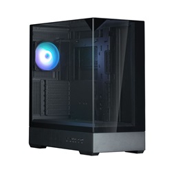 Zalman P40 Prism Black fekete (táp nélküli) ablakos ATX ház