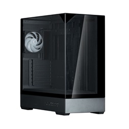 Zalman P40 Prism Black fekete (táp nélküli) ablakos ATX ház