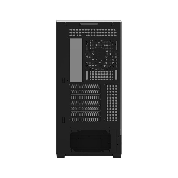 Zalman P40 Prism Black fekete (táp nélküli) ablakos ATX ház