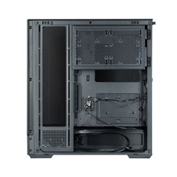 Zalman P40 Prism Black fekete (táp nélküli) ablakos ATX ház