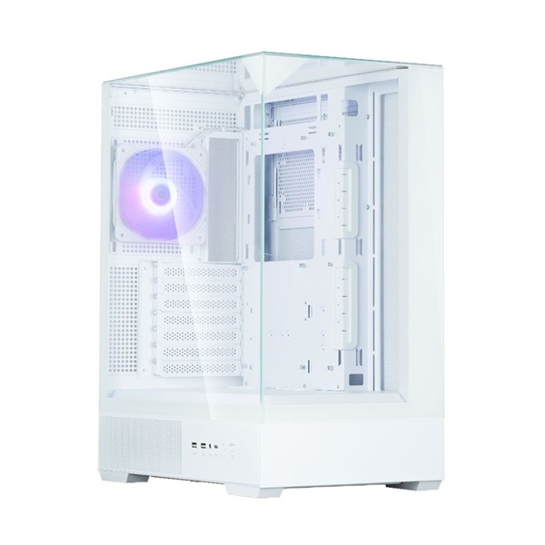 Zalman P40 Prism White fehér (táp nélküli) ablakos ATX ház