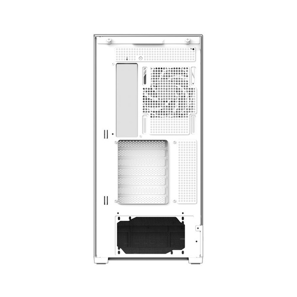 Zalman P40 Prism White fehér (táp nélküli) ablakos ATX ház