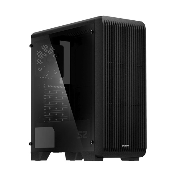 Zalman S2 TG fekete (táp nélküli) ablakos ATX ház