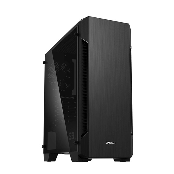 Zalman S3 TG fekete (táp nélküli) ablakos ATX ház